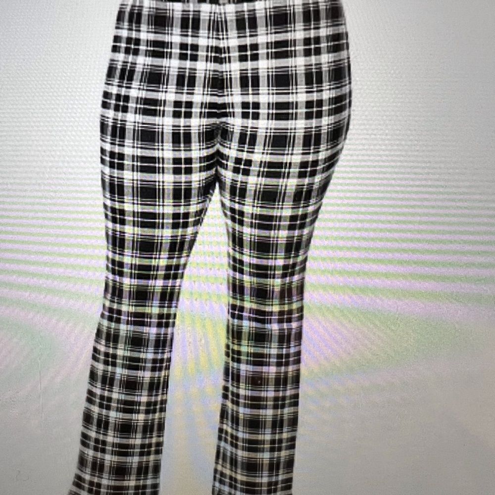 Iman trousers 2 PAIR colors warm tones brown/navy, cool tones black & White. - Picture 7 of 14